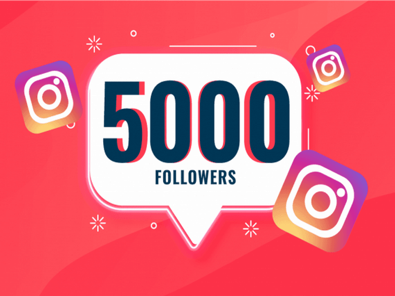 تزويد حسابك انستغرام بـ 5000 متابع حقيقي